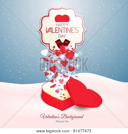 Valentine`s Day Background