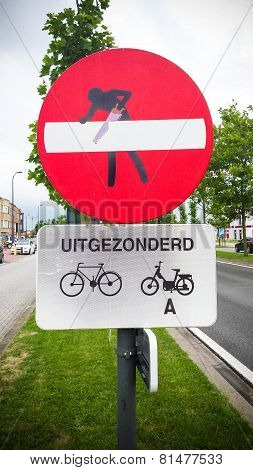 Funny roadsign