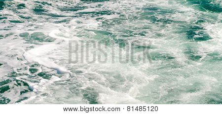 The Wake Of A Boat
