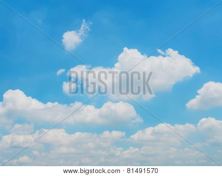 Blue Sky With Cloud