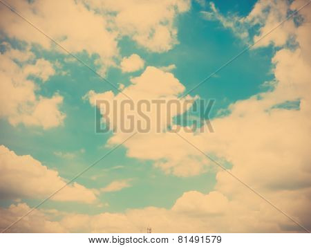 Blue Sky With Cloud