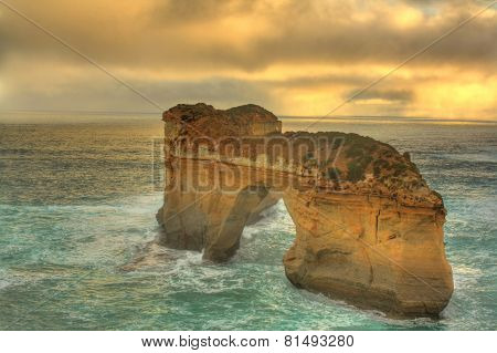 Water Splashing On Rock