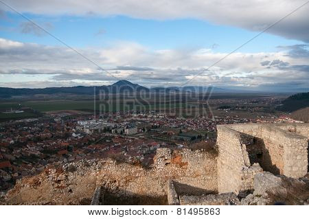 Rasnov Castle In Romania