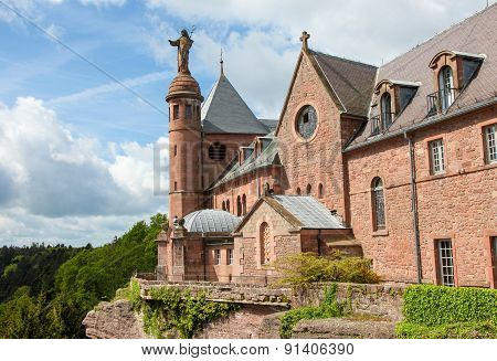 Mont Saint-odile In The Vosges Mountains In Alsace, France