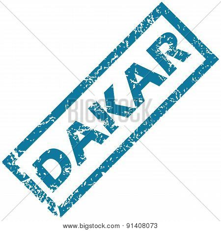 Dakar rubber stamp