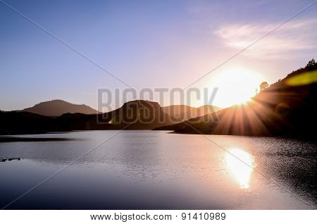 Dark Water Lake in Gran Canaria