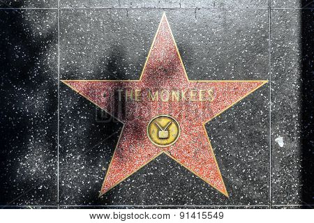 The Monkees Star On Hollywood Walk Of Fame
