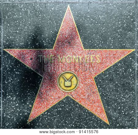 The Monkees's Star On Hollywood Walk Of Fame