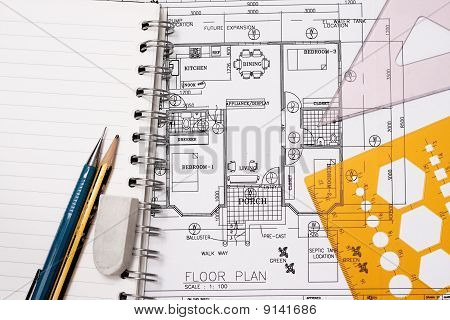 Blueprint Haus-plan
