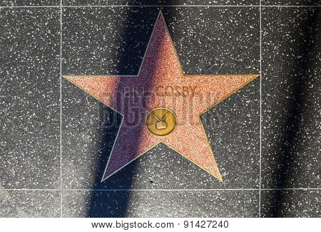 Bill Cosby's Star On Hollywood Walk Of Fame