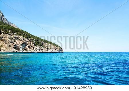 Rocky Coast In Orosei Gulf