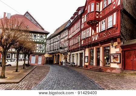 Medieval half-timbered little town Miltenberg, Germany