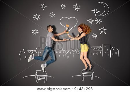 Painting The Night Sky.