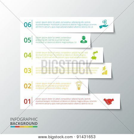 Vector stripes for infographic.