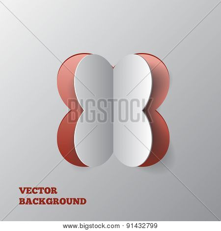Vector abstract concept or conceptual white paper