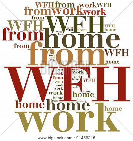 Business Abbreviation. Word Cloud Illustration.