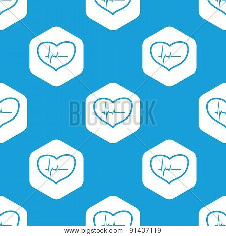 Cardiology hexagon pattern