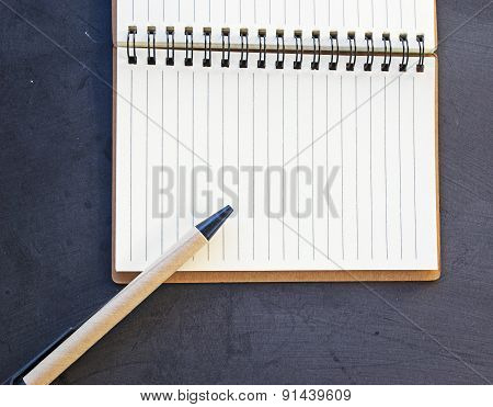 Pen On A Blank Sheet