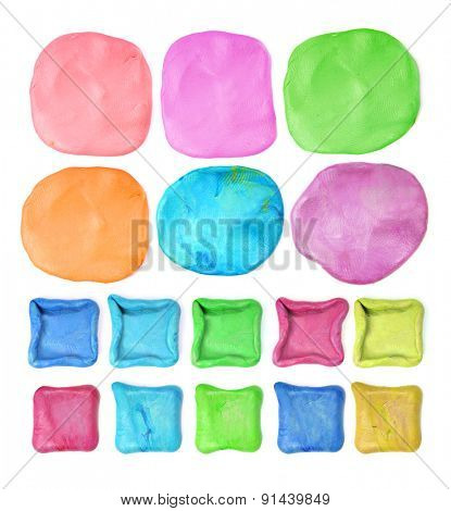 Colorful plasticine
