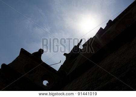 Selfie Stick Silhouette