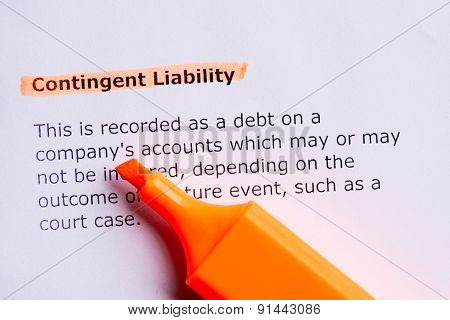 Contigent Liability