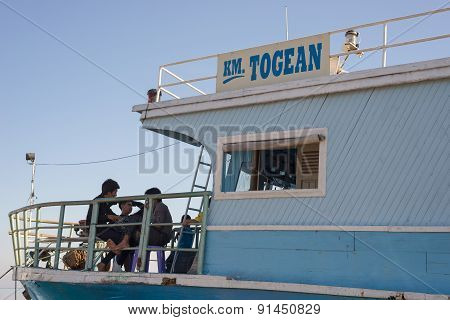 Ferry Boat To The Togean Islands, Indonesia