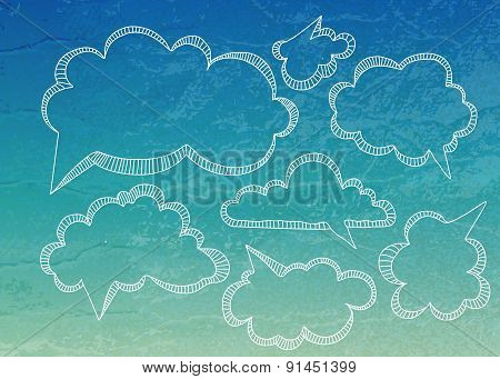 Set Of Speach  Bubbles