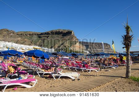 Beach Of Puerto De Mogan