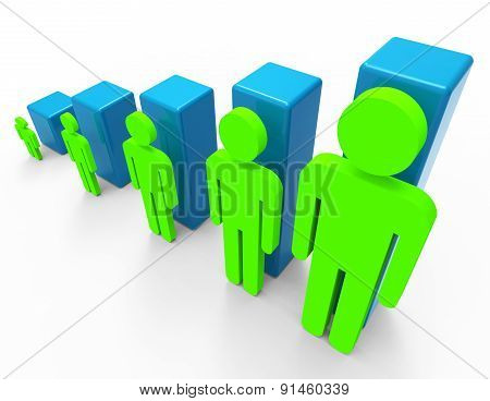 Population Increase Indicates Group Up And Success