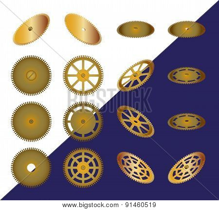 Set Of Cogwheels.