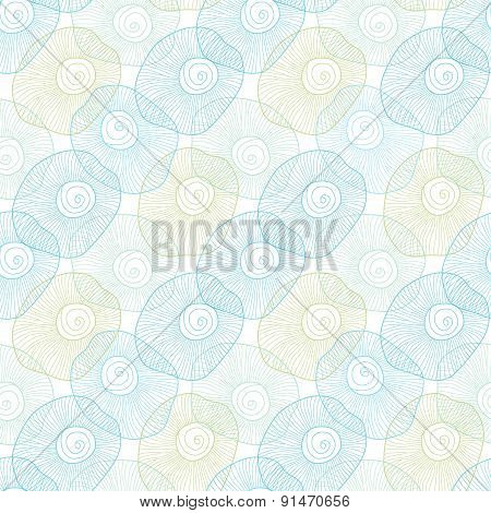 Vector abstract bubbles seamless pattern