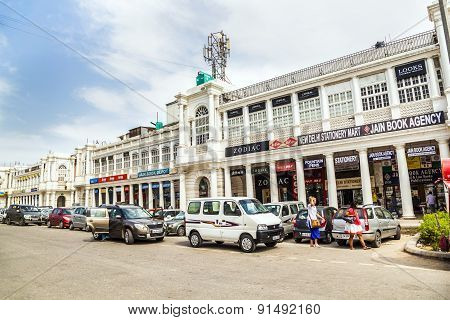 Connaught Place in Delhi