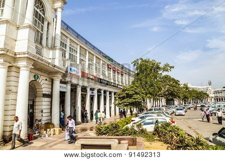 People At The Connaught Place