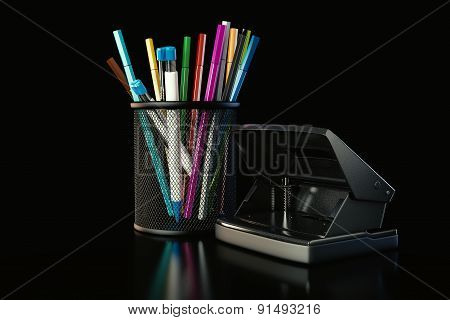 pens and perforator