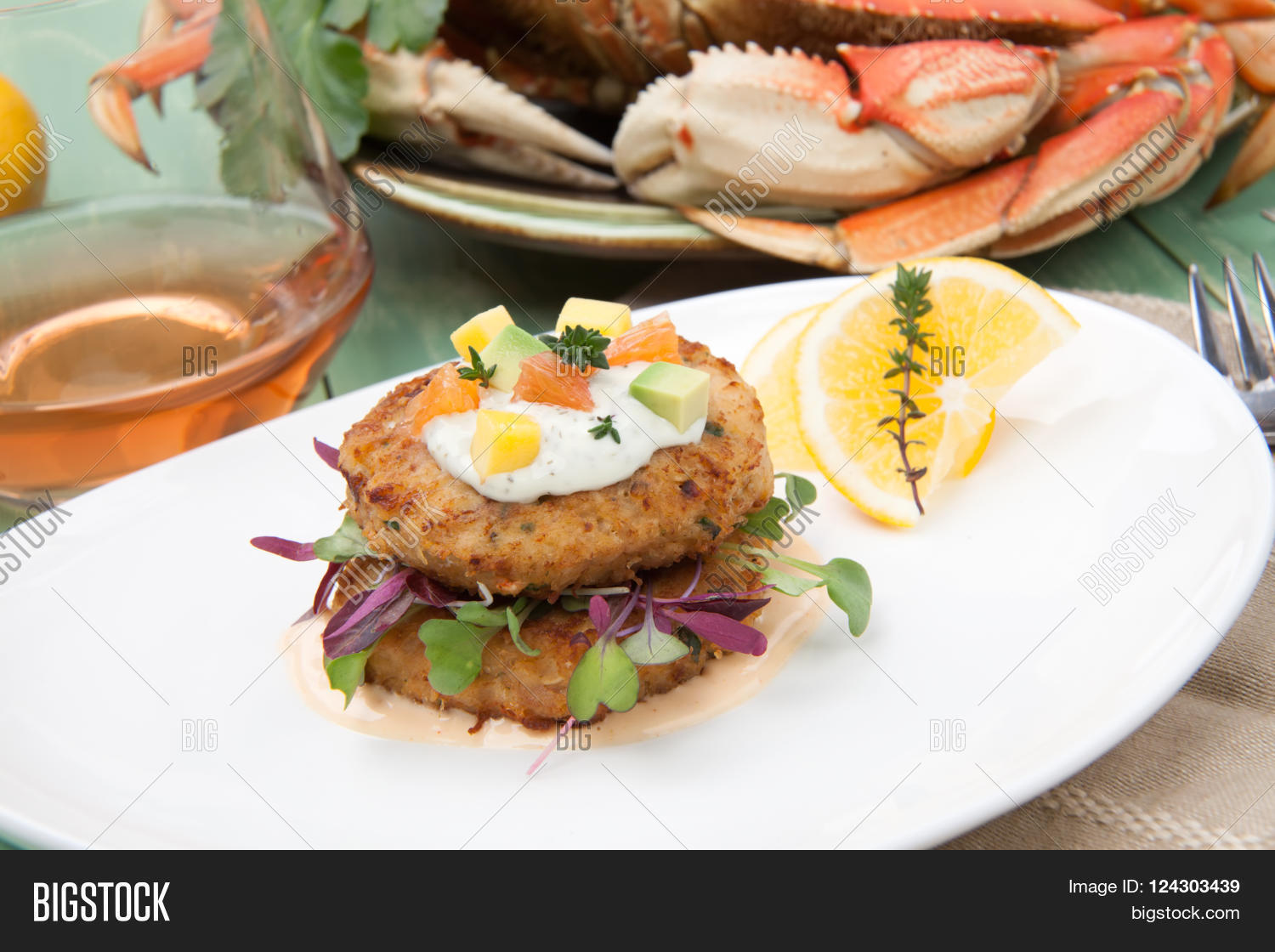 Crab Cakes Appetizer Image & Photo (Free Trial) Bigstock