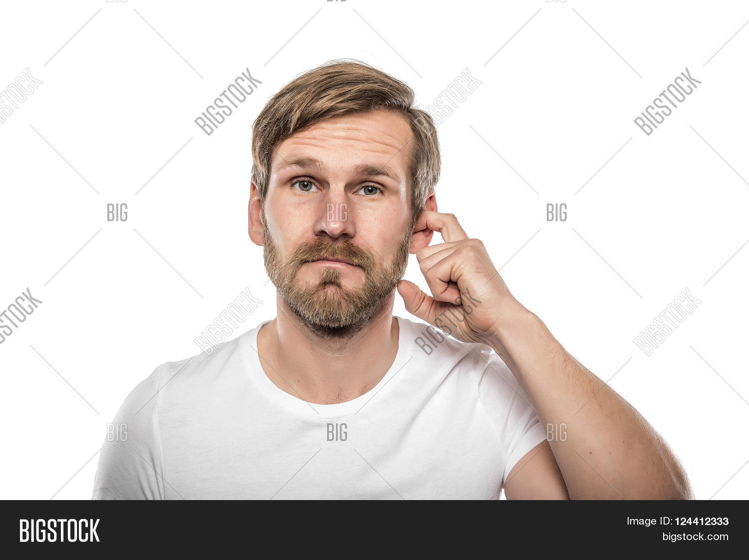 Man Scratching His Ear Image & Photo (Free Trial) Bigstock