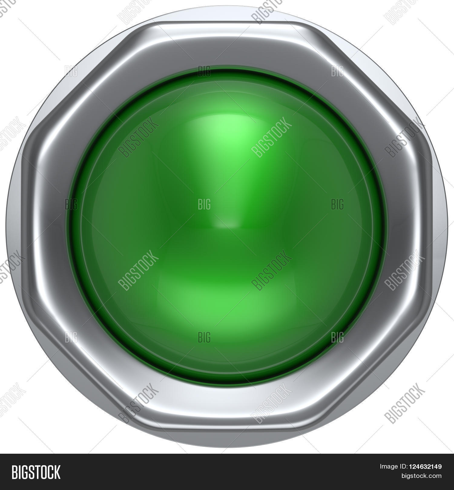 Push Button Green Indicator Image & Photo Bigstock