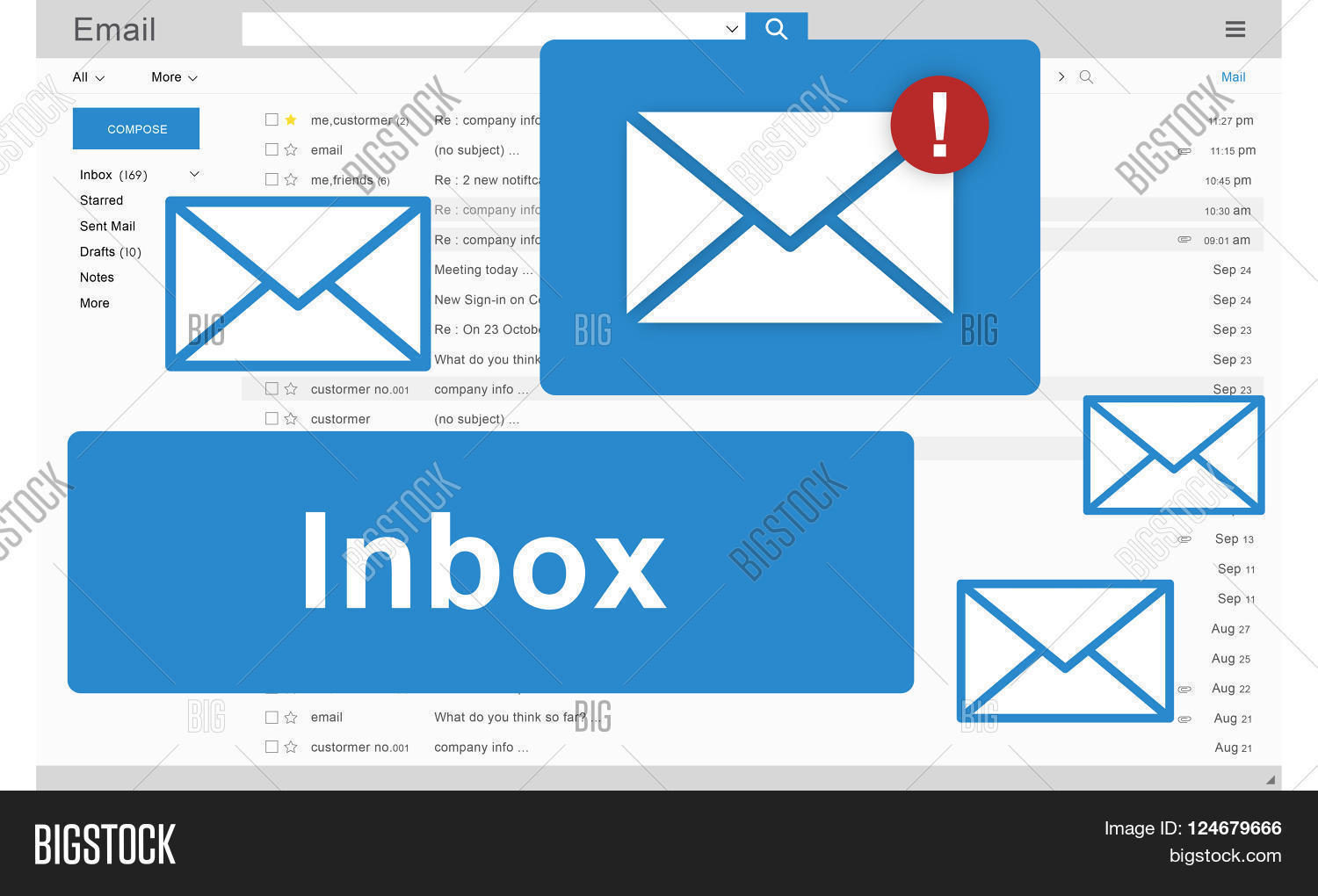 Email Inbox Electronic Image & Photo (Free Trial) | Bigstock