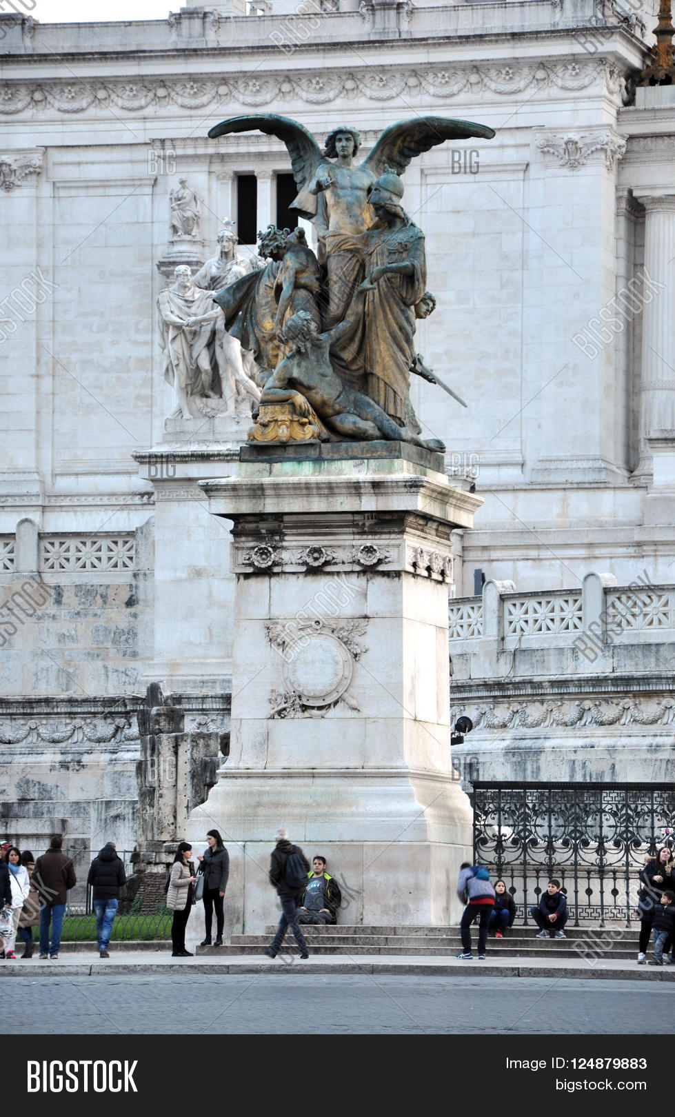 Piazza Venezia Rome Image Photo Free Trial Bigstock