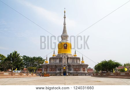 Phrathat Nadun . Stupa in Maha-Sarakham Province northeast of Thailand