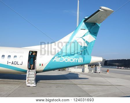 Air Dolomiti Aircraft