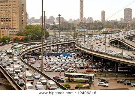 Engarrafamento de Cairo