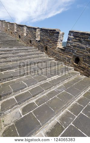 view of the Simatai Great Wall of China, Beijing, China