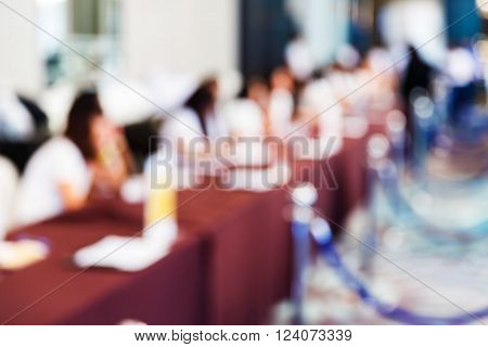 Blur People Registering