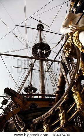 Yksityiskohta Neptune Galleon
