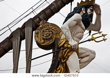 Yksityiskohta Neptune Galleon