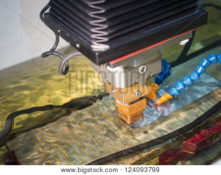 Operator Use  Edm Electrod To Make Precision Mold And Die
