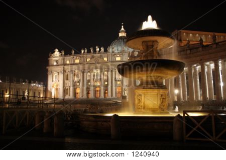 Basilica di San Pietro e la Fontana
