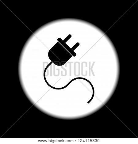 plugs iconvector illustration. Flat design style eps 10