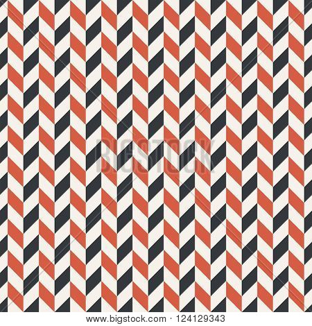Classical seamless pattern. Modern stylish texture. Regularly repeating geometrical pattern with zigzag stripes. Vector abstract background